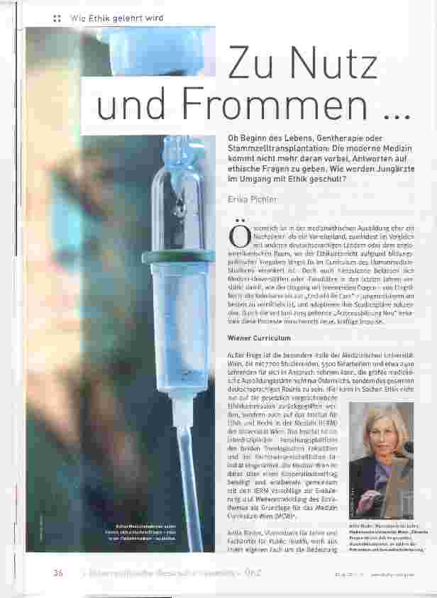 Vorschauseite 1: Zu Nutz und Frommen