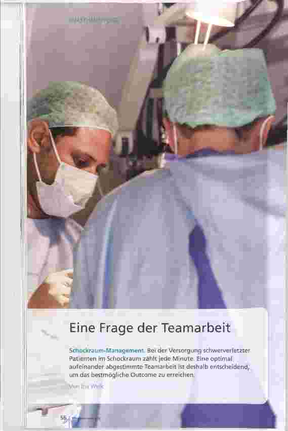 Vorschauseite 1: Eine Frage der Teamarbeit
