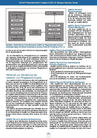 Vorschauseite 4: Bewertung der Usability von technischen Assistenzsystemen in der professionellen Pflege