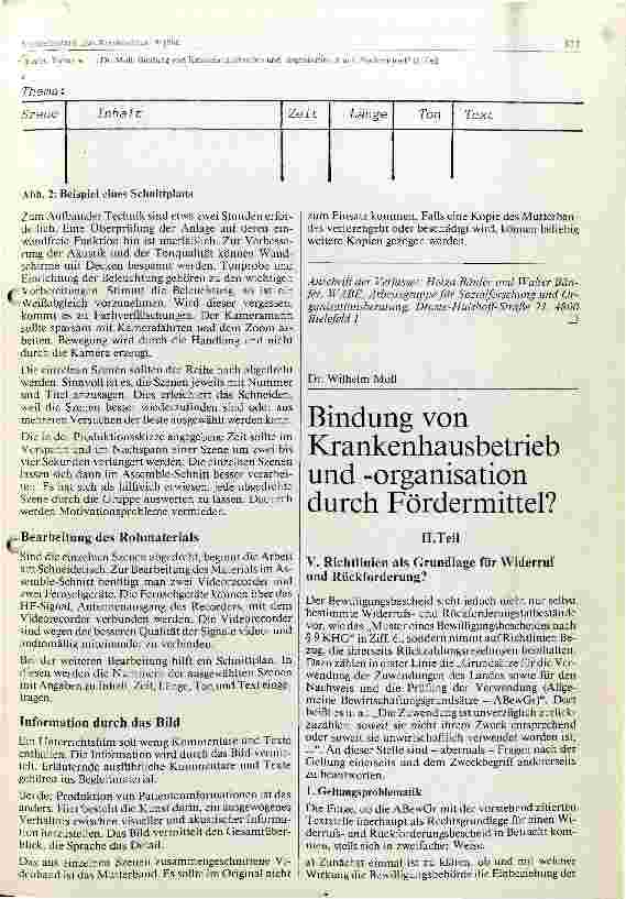 Vorschauseite 1: Bindung von Krankenhausbetrieb und - Organisation durch Fördermittel