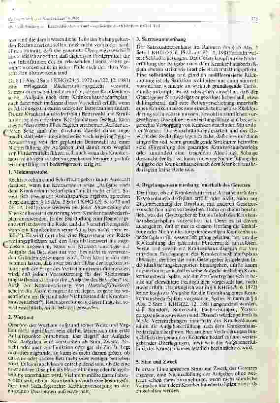 Vorschauseite 3: Bindung von Krankenhausbetrieb und - Organisation durch Fördermittel