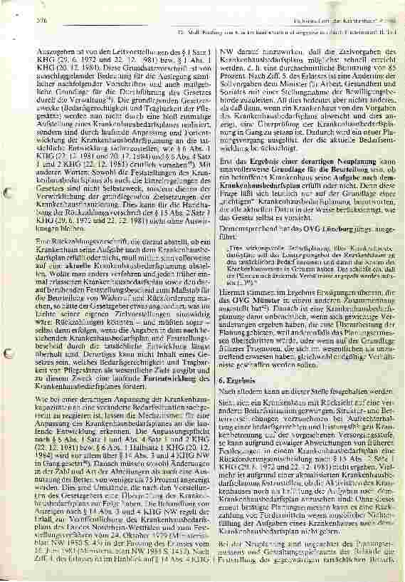 Vorschauseite 4: Bindung von Krankenhausbetrieb und - Organisation durch Fördermittel