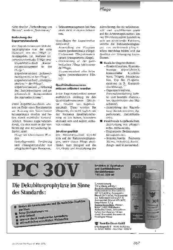 Vorschauseite 2: Dekubitusprophylaxe leicht gemachtHilfe zur Umsetzung des Expertenstandards Dekubitusprophylaxe in der Pflege