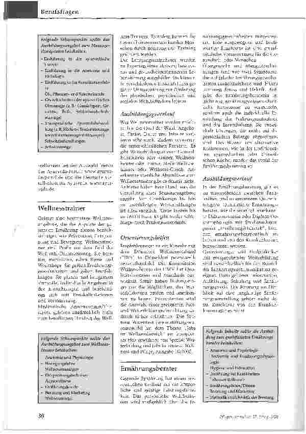 Vorschauseite 2: Wellnessangebote in der Pflege