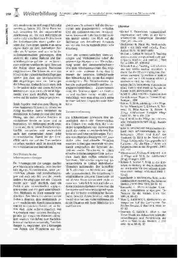 Vorschauseite 4: Erfahrungen mit interdisziplinärem, multiprofessionellem Ethikunterricht