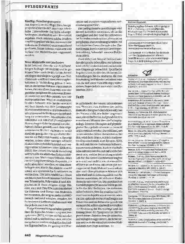 Vorschauseite 5: Orale Mukositis bei Patienten mit Tumortherapie - Teil 2: Mundhygiene erleben und verstehen
