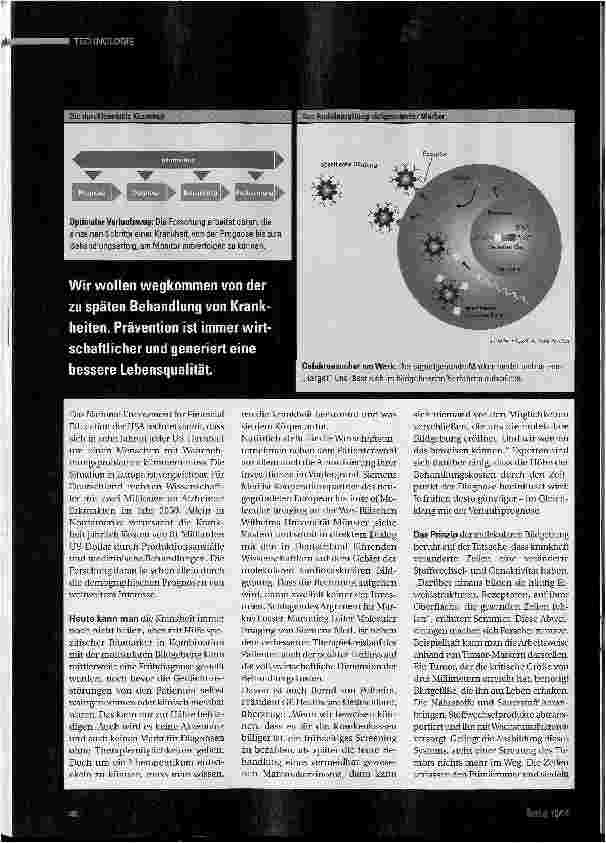 Vorschauseite 5: Molecular Imaging: Licht im Dunkeln