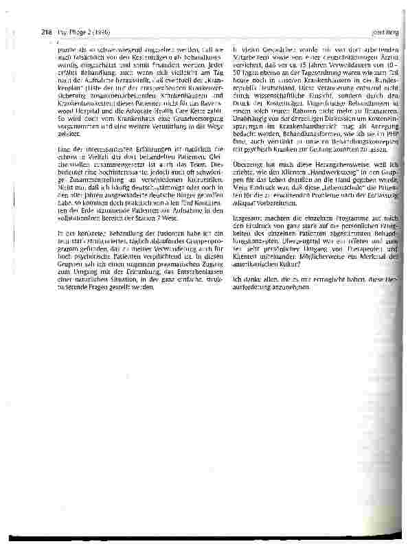 Vorschauseite 5: Psychiatrie in den USA - Gesund in 9 Tagen!?