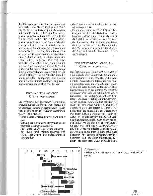 Vorschauseite 2: MANAGEMENT BEI INTRAOPERATIVEN BLUTUNGEN