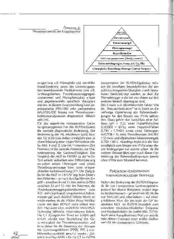 Vorschauseite 5: MANAGEMENT BEI INTRAOPERATIVEN BLUTUNGEN