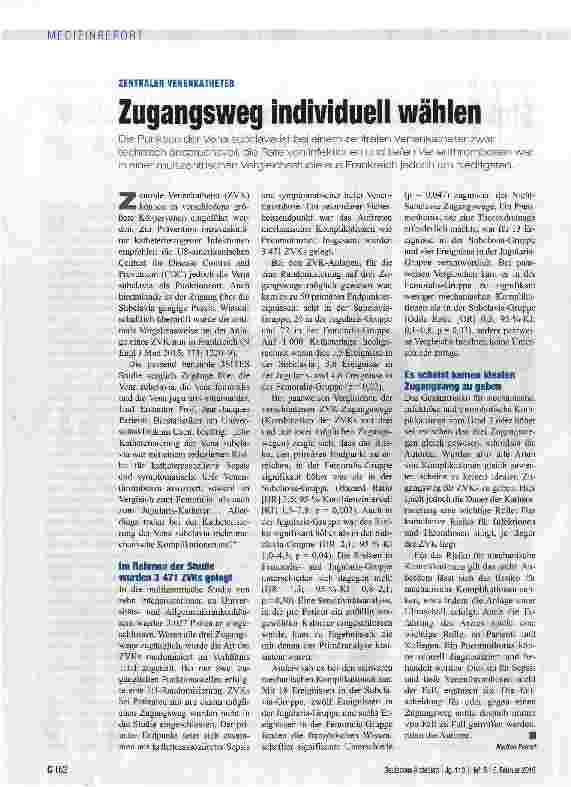 Vorschauseite 1: Zugangsweg individuell wählen