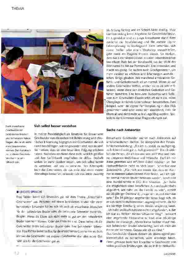 Vorschauseite 2: Suche nach Gleichgesinnten