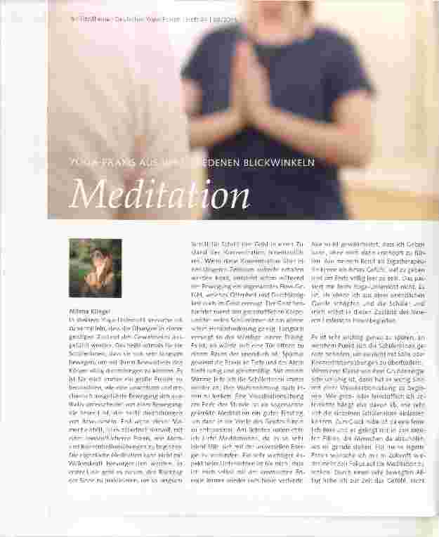 Vorschauseite 1: Meditation