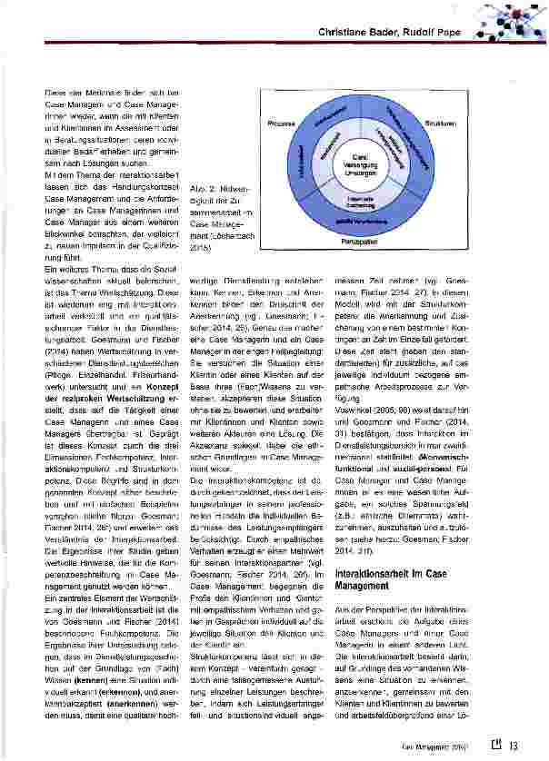 Vorschauseite 4: Weiterbildung Case Management