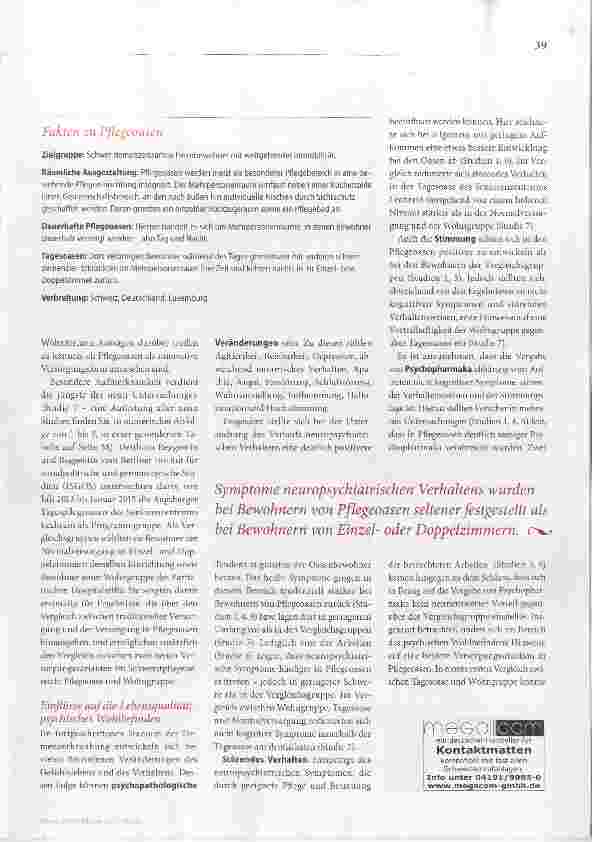 Vorschauseite 2: In Gemeinschaft umsorgt