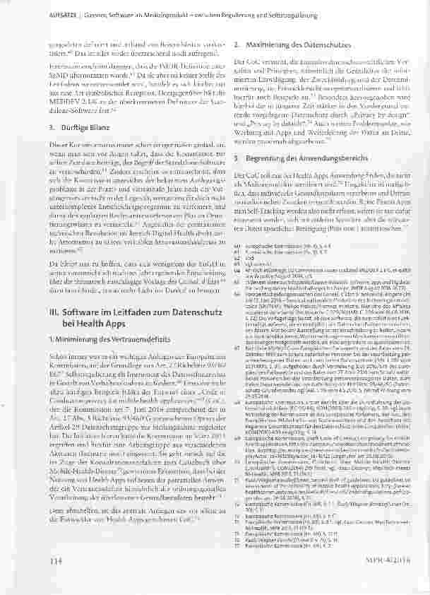 Vorschauseite 6: Software als Medizinprodukt zwischen Regulierung und Selbstregulierung