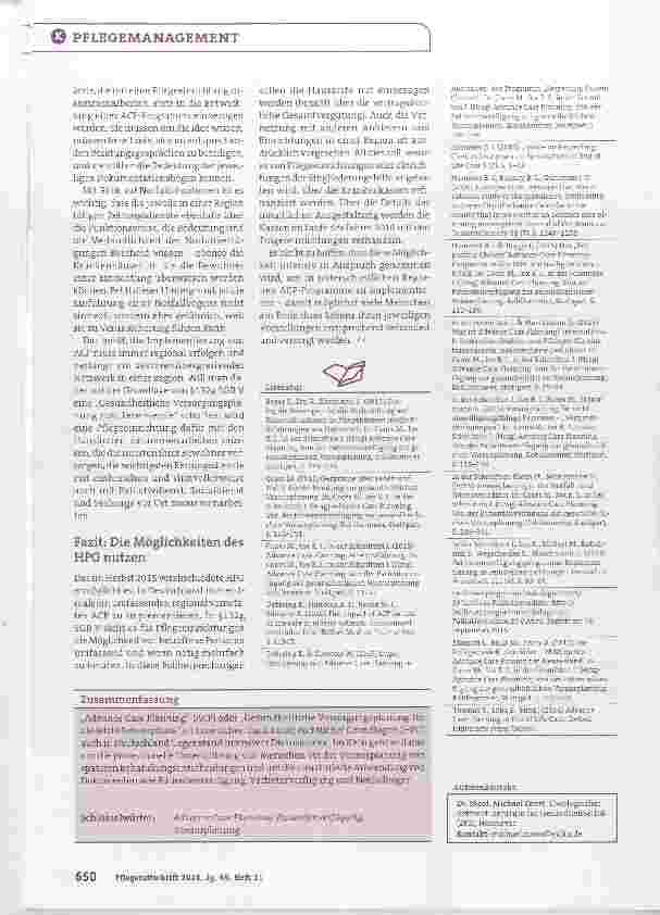 Vorschauseite 5: Neue Wege im Umgang mit Patientenverfügungen