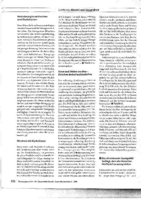 Vorschauseite 6: Es ist nie zu spät - Ernährung im Alter