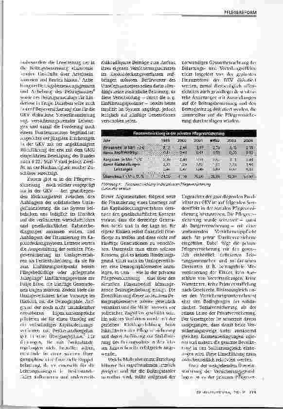 Vorschauseite 5: Erst Gesundheit, dann Pflege - Reformen im Einzeloder Doppelpack?