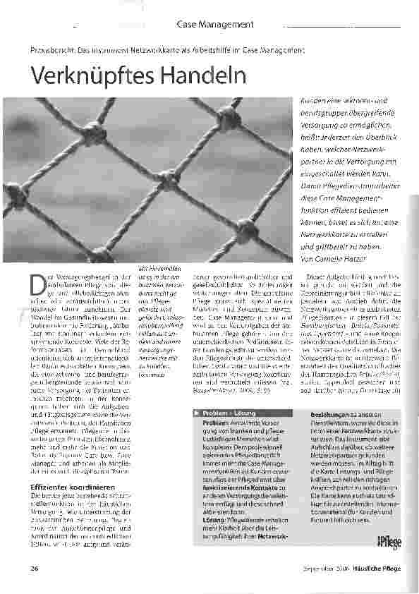Vorschauseite 1: Verknüpftes Handeln