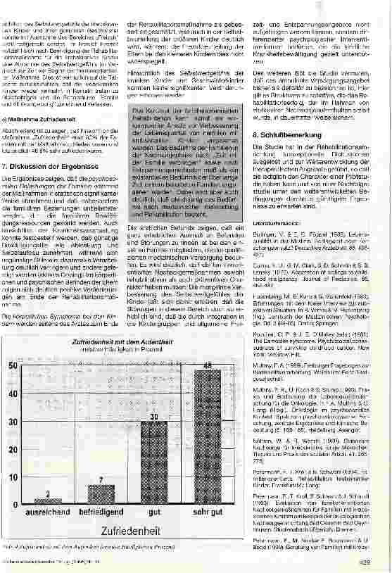 Vorschauseite 5: Der Einfluß der familienorientierten Rehabilitation auf die Lebensqualität - Ergebnisse einer Evaluationsstudie