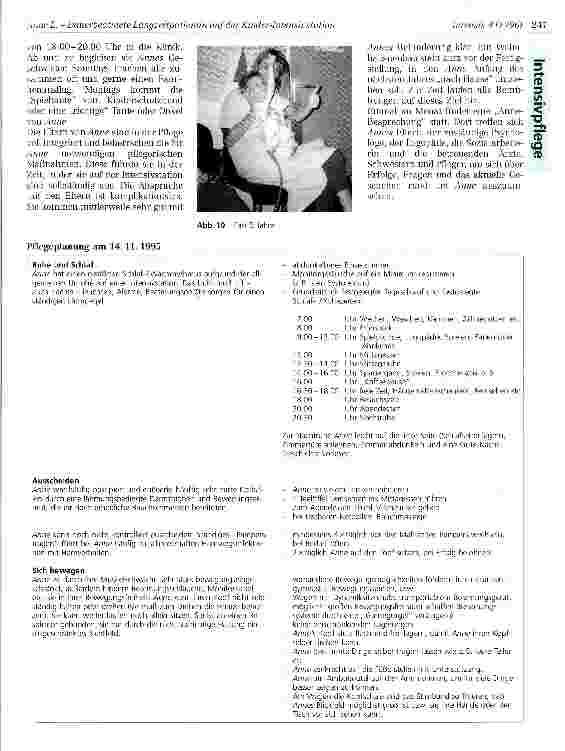 Vorschauseite 4: Anne L. - Dauerbatmete Langzeitpatientin auf der Kinderintensivstation Informationssammlung, Pflegepplanung, Pflegebericht