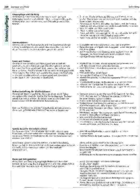 Vorschauseite 5: Anne L. - Dauerbatmete Langzeitpatientin auf der Kinderintensivstation Informationssammlung, Pflegepplanung, Pflegebericht