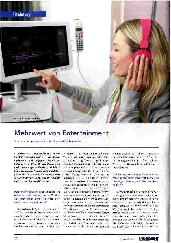 Vorschauseite 1: Mehrwert von Entertainment