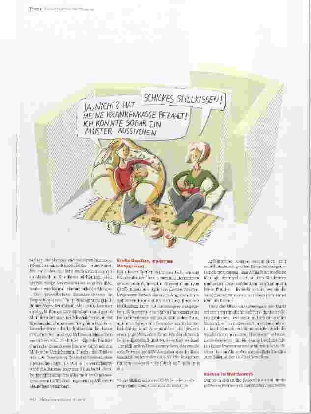 Vorschauseite 2: Intensiver Wettbewerb um GKV-Versicherte