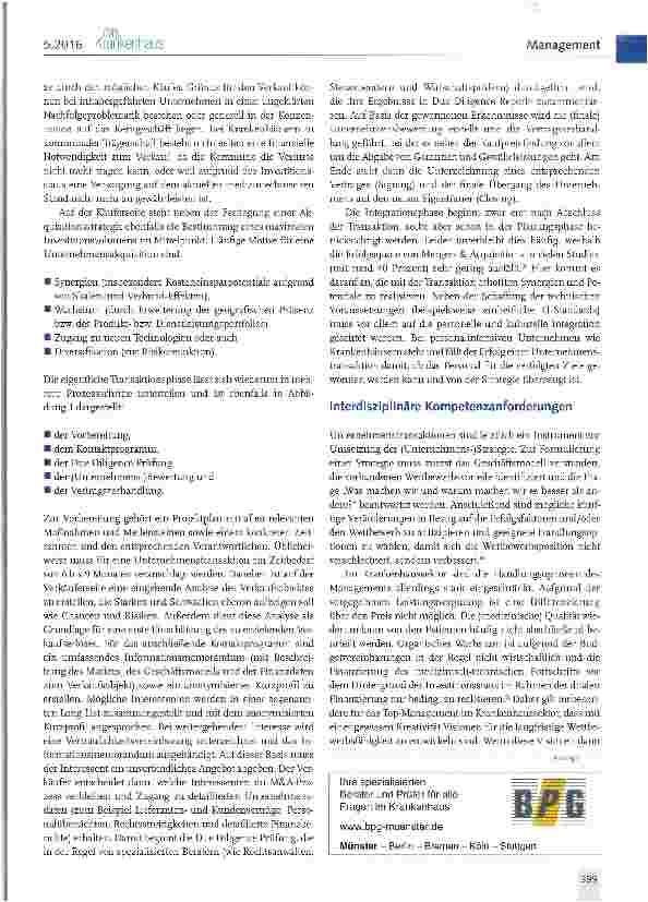 Vorschauseite 2: „M&A: Kompetenzanforderung im Rahmen von Unternehmens-transaktionen