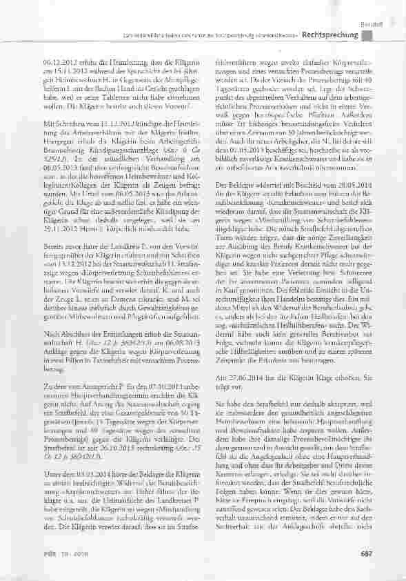 Vorschauseite 2: Zum Widerruf der Erlaubnis zum Führen der Berufsbezeichnung »Krankenschwester«
