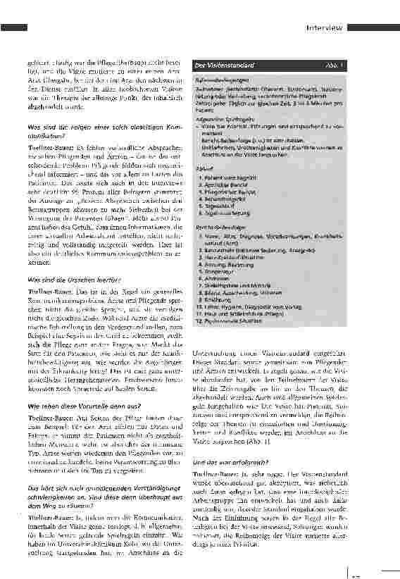 Vorschauseite 2: Visitenstandard sorgtfür gemeinsame Spielregeln