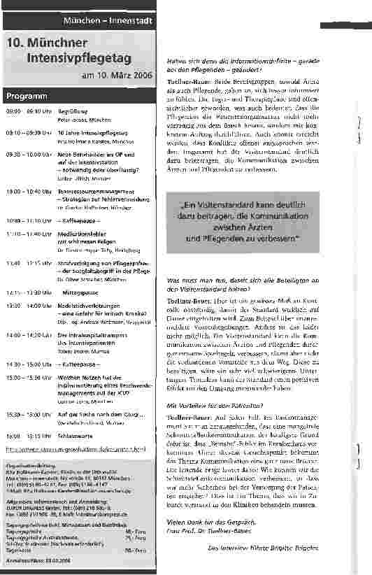 Vorschauseite 3: Visitenstandard sorgtfür gemeinsame Spielregeln