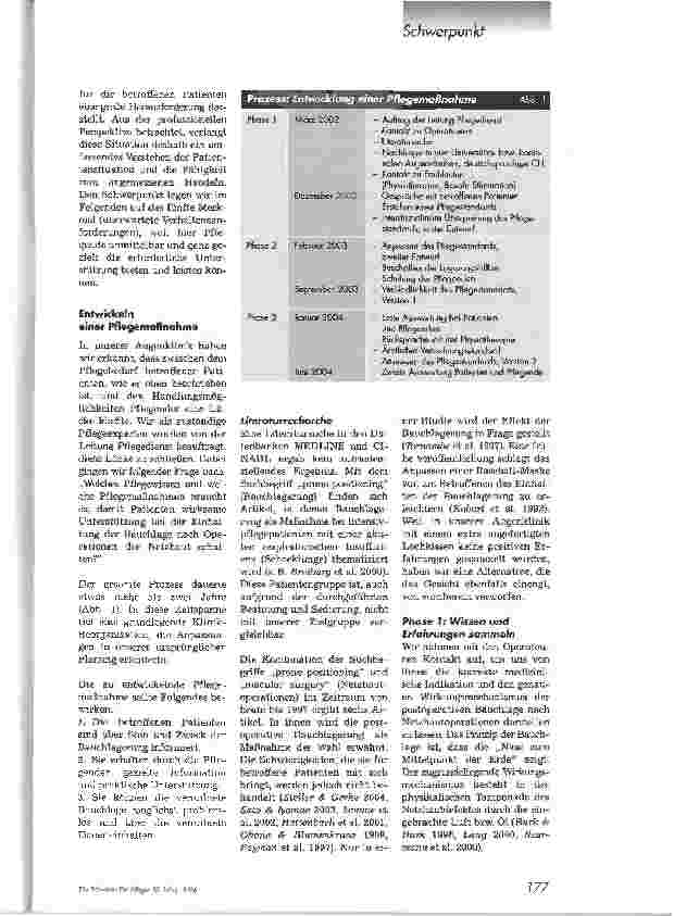 Vorschauseite 2: In unangenehmer Lage(rung)Evidence-basierte Maßnahmen zur Bauchlagerung nach Netzhaut-OP