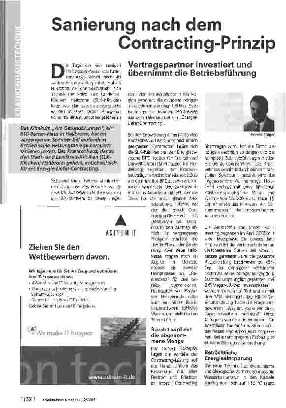 Vorschauseite 1: Sanierung nach dem Contracting-Prinzip