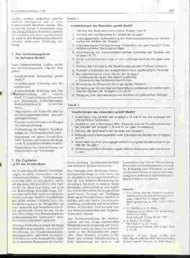 Vorschauseite 2: Eine Chance ist zu nutzen: Von der MedGV zum Gerätemanagement