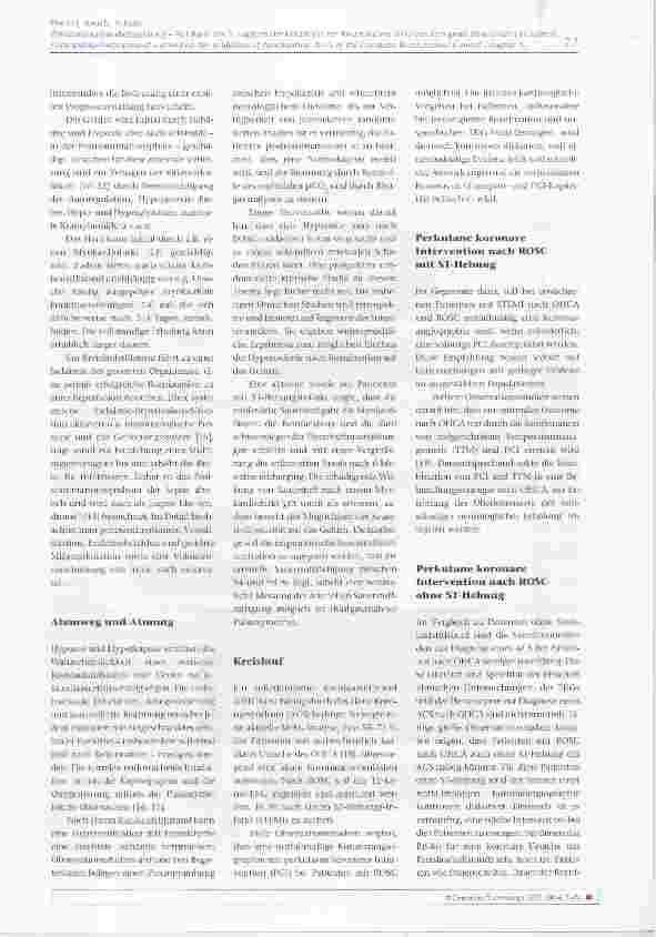 Vorschauseite 2: Postreanimationsbehandlung - Auf Basis des 5. Kapitels der Leitlinien zur Reanimation 2015 des European Resuscitation Council