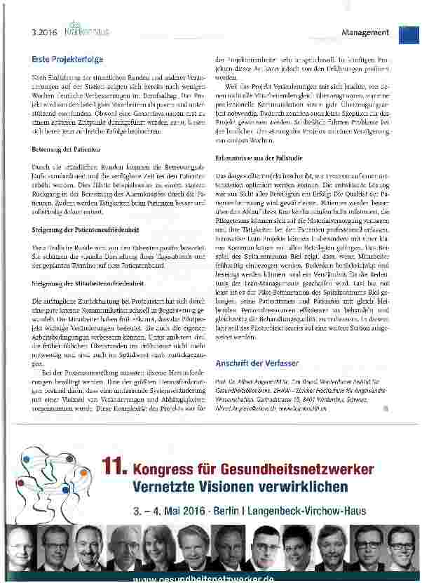 Vorschauseite 4: Lean Hospital - Optimierung einer Bettenstation am Beispiel des Spitalzentrums Biel