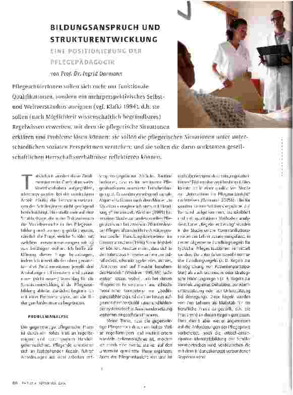 Vorschauseite 1: BILDUNGSANSPRUCH UND STRUKTURENTWICKLUNG
