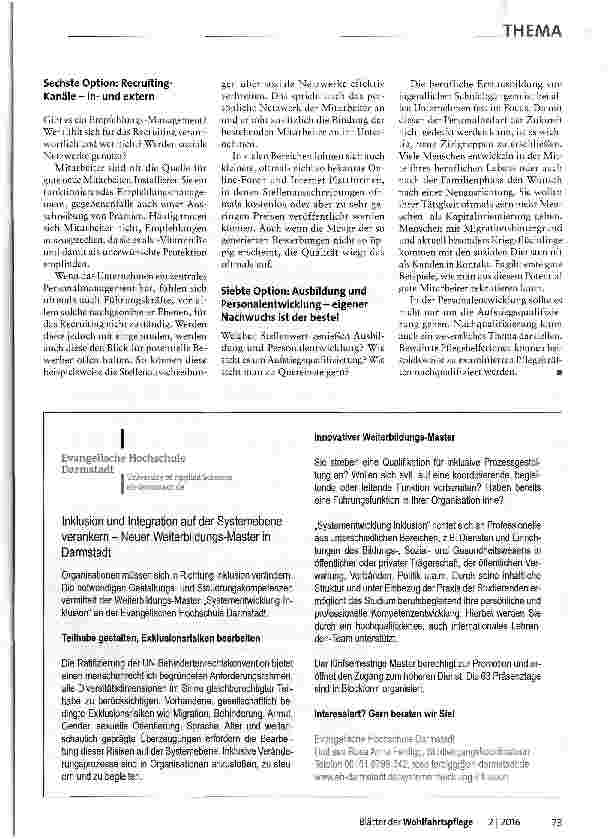 Vorschauseite 3: Personalgewinnung in turbulenten Zeiten