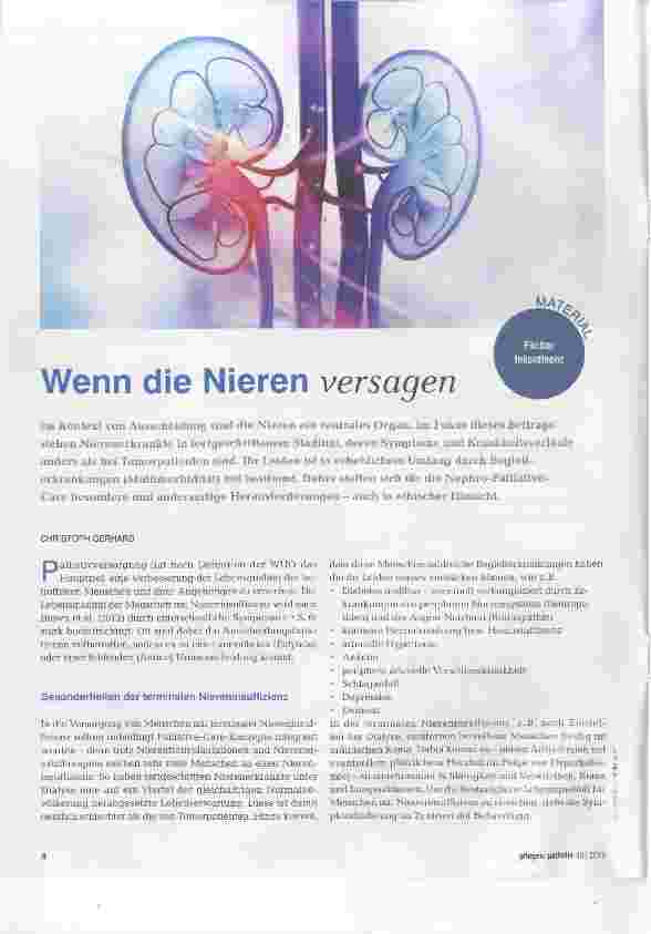 Vorschauseite 1: Wenn die Nieren versagen