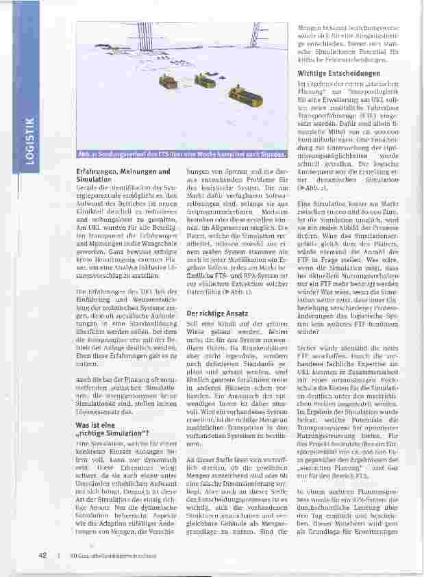 Vorschauseite 2: Simulation spart 900.000 Euro
