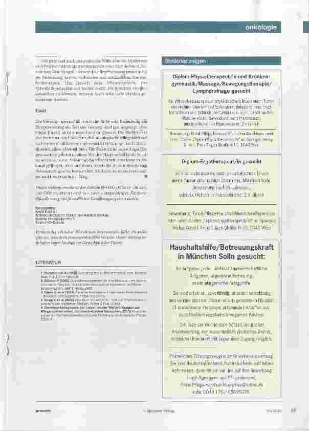 Vorschauseite 4: Onkologische Versorgungsqualität