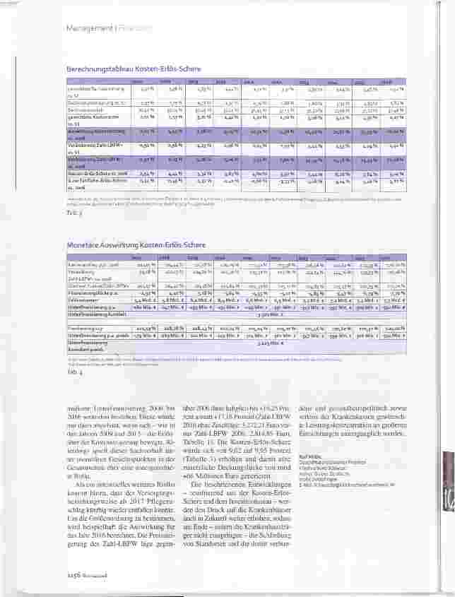 Vorschauseite 5: Analyse: unterfinanzierte Krankenhäuser Nicht mehr tragbar