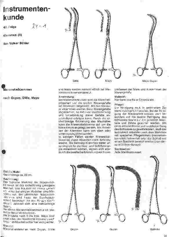 Vorschauseite 1: Instrumentenkunde 40. Folge: Klemmen (6)