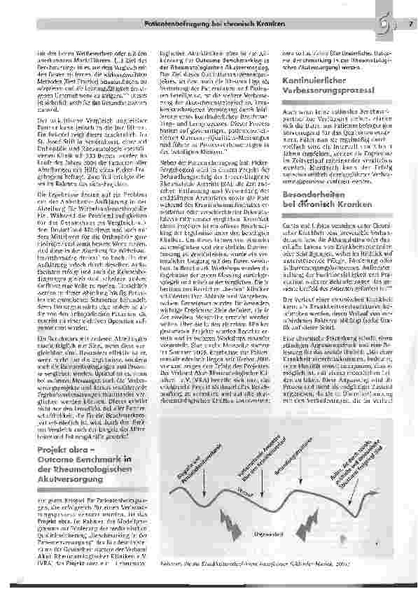 Vorschauseite 4: Patientenbefragung bei chronisch Kranken