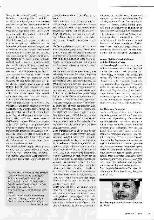 Vorschauseite 2: Belügen wir uns selbst?