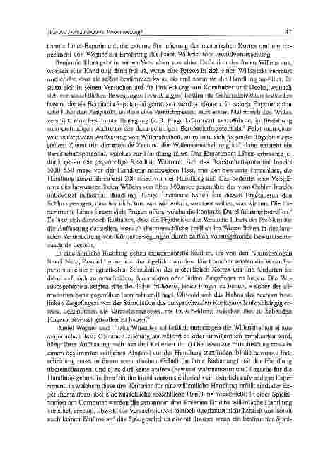 Vorschauseite 3: Wie viel Freiheit braucht Verantwortung? Ethische Implikationen neurowissenschaftlicher Studien