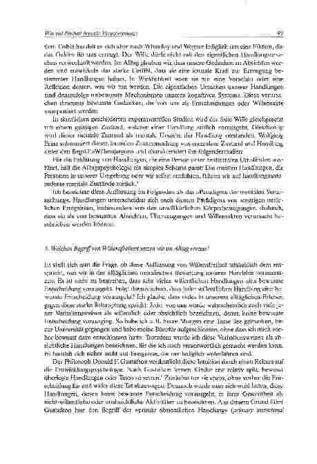 Vorschauseite 5: Wie viel Freiheit braucht Verantwortung? Ethische Implikationen neurowissenschaftlicher Studien