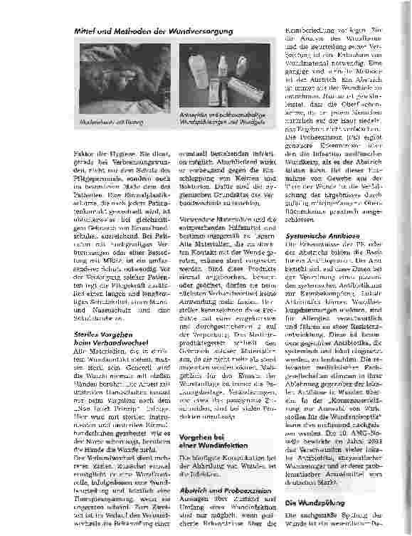Vorschauseite 3: Prävention und Therapie von Wundinfektionen
